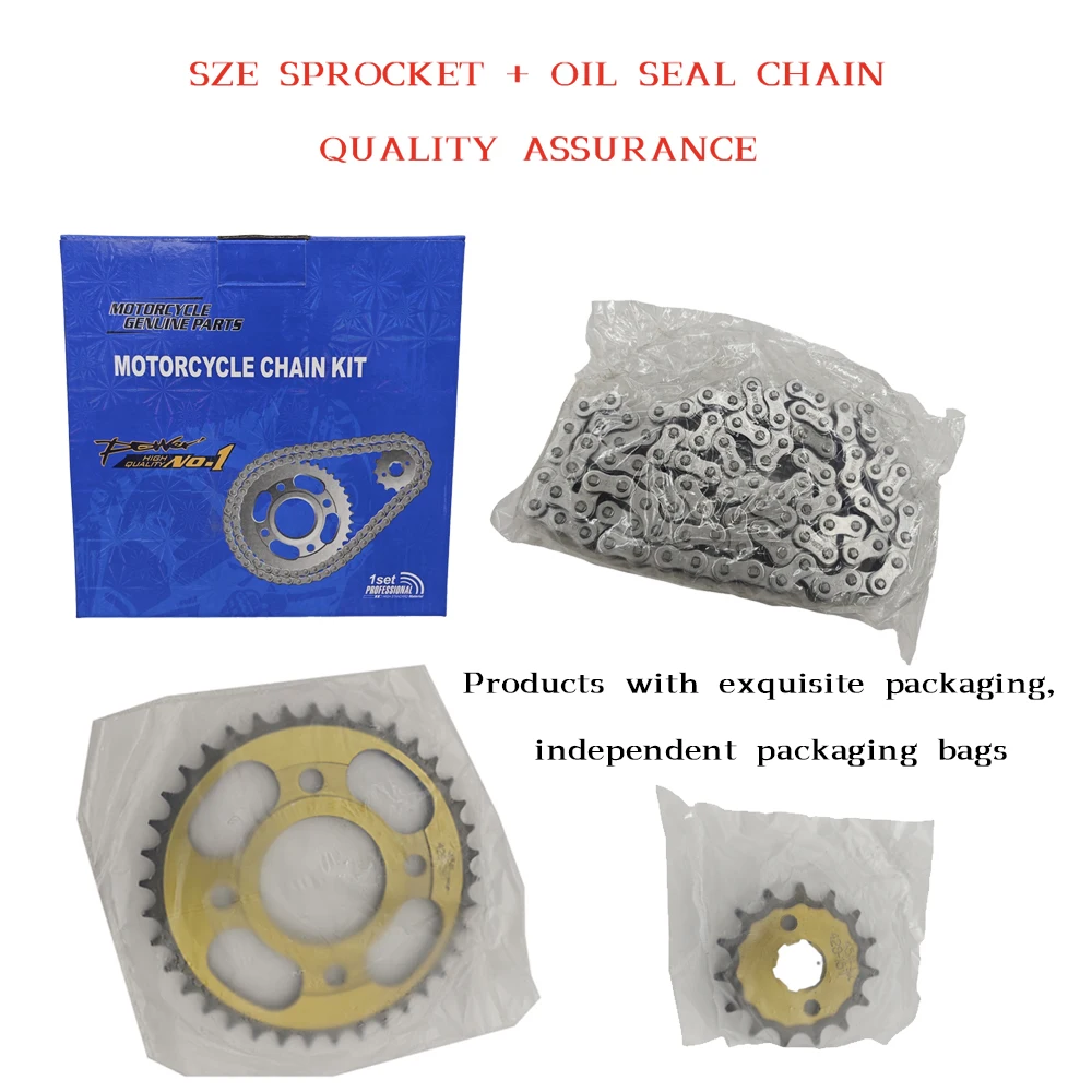 428 Chain - CG125 38T+15T 428H-102L KIT ROCKET catena