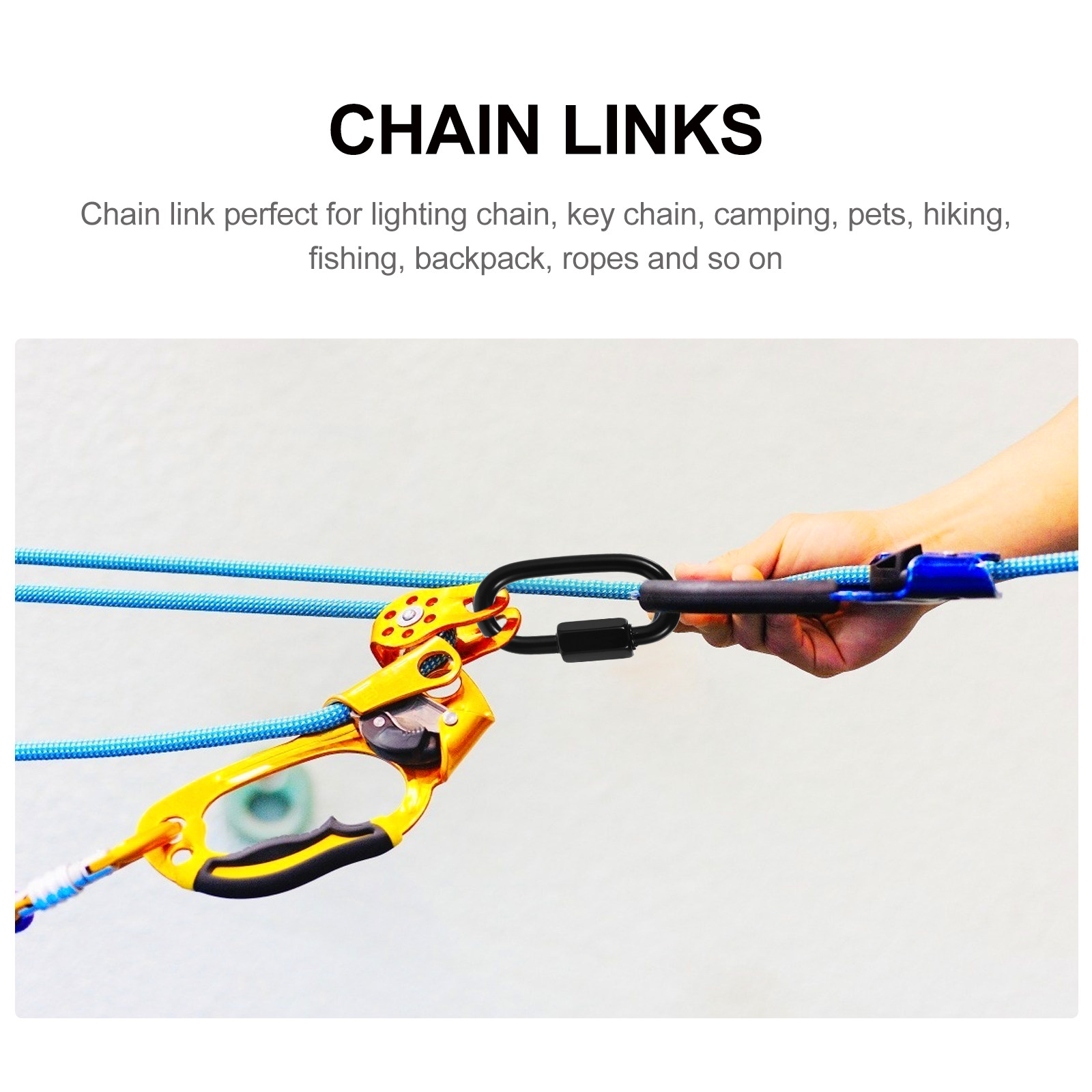 8 Pezzi di Collegamenti Rapidi - Steel Chain recensione e prezzo